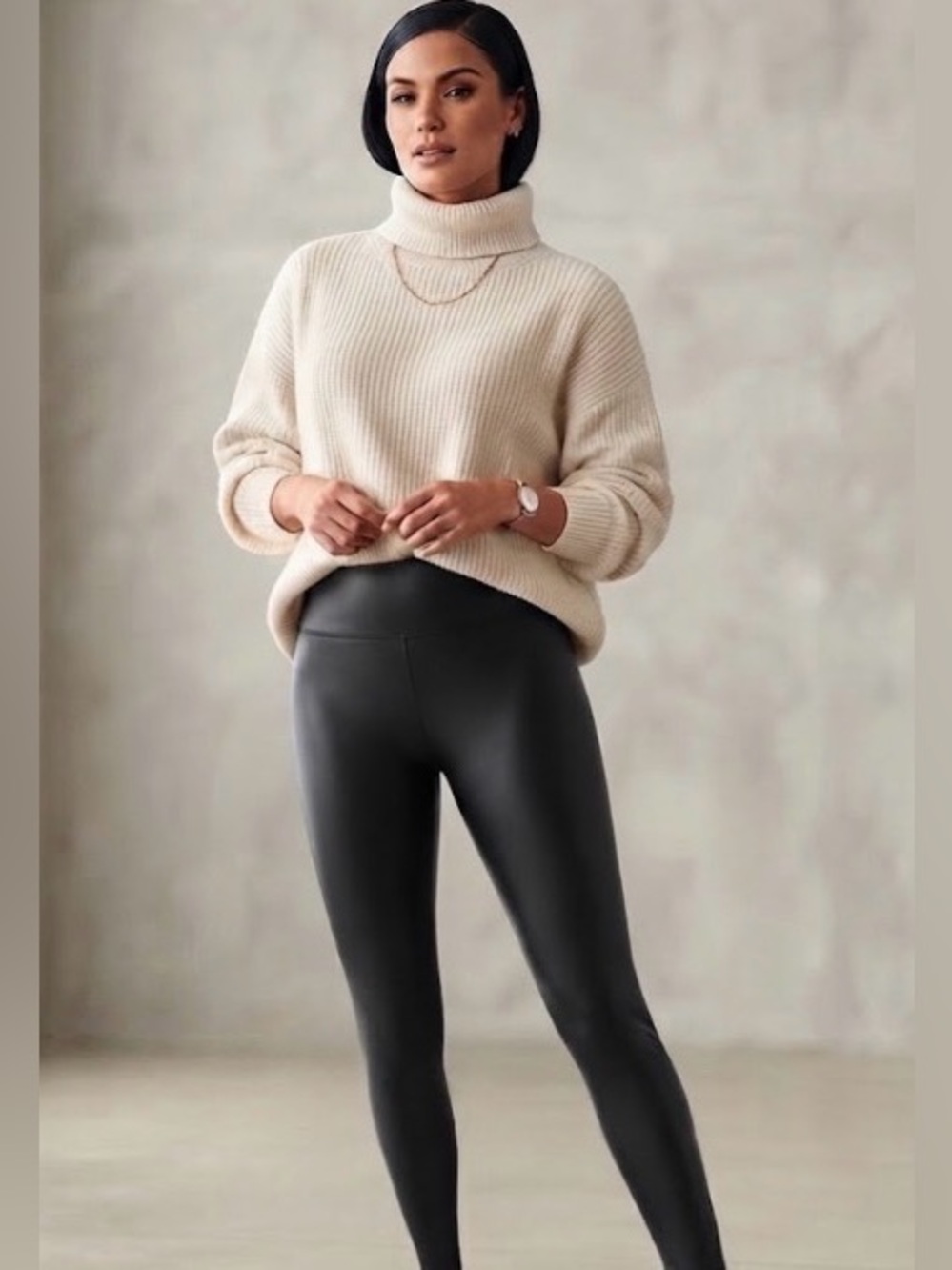 Mademli NWOT Faux Leather Leggings